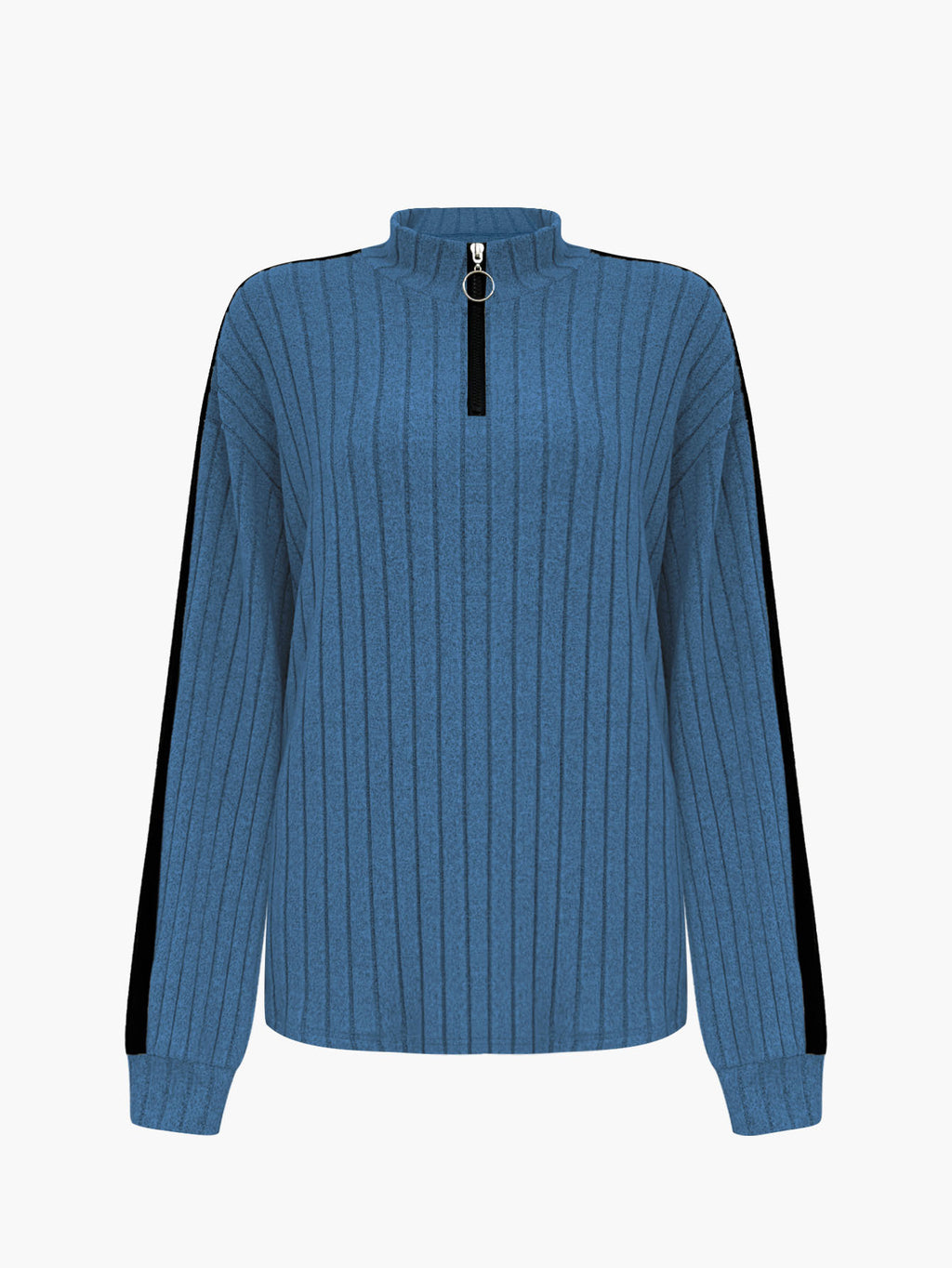 Fashionable and casual sweatshirt and wide-leg pants set