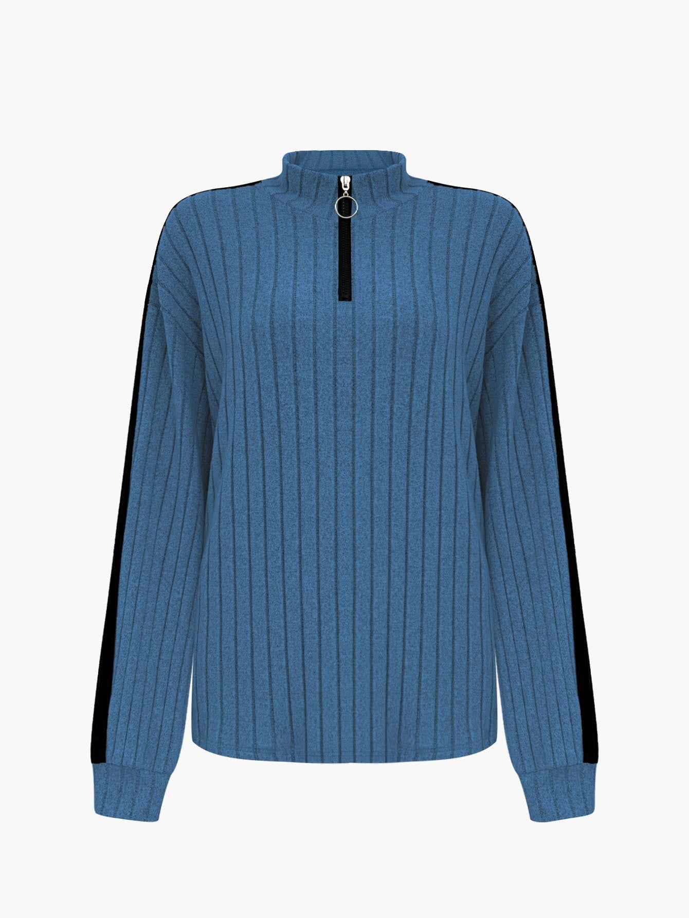 Fashionable and casual sweatshirt and wide-leg pants set