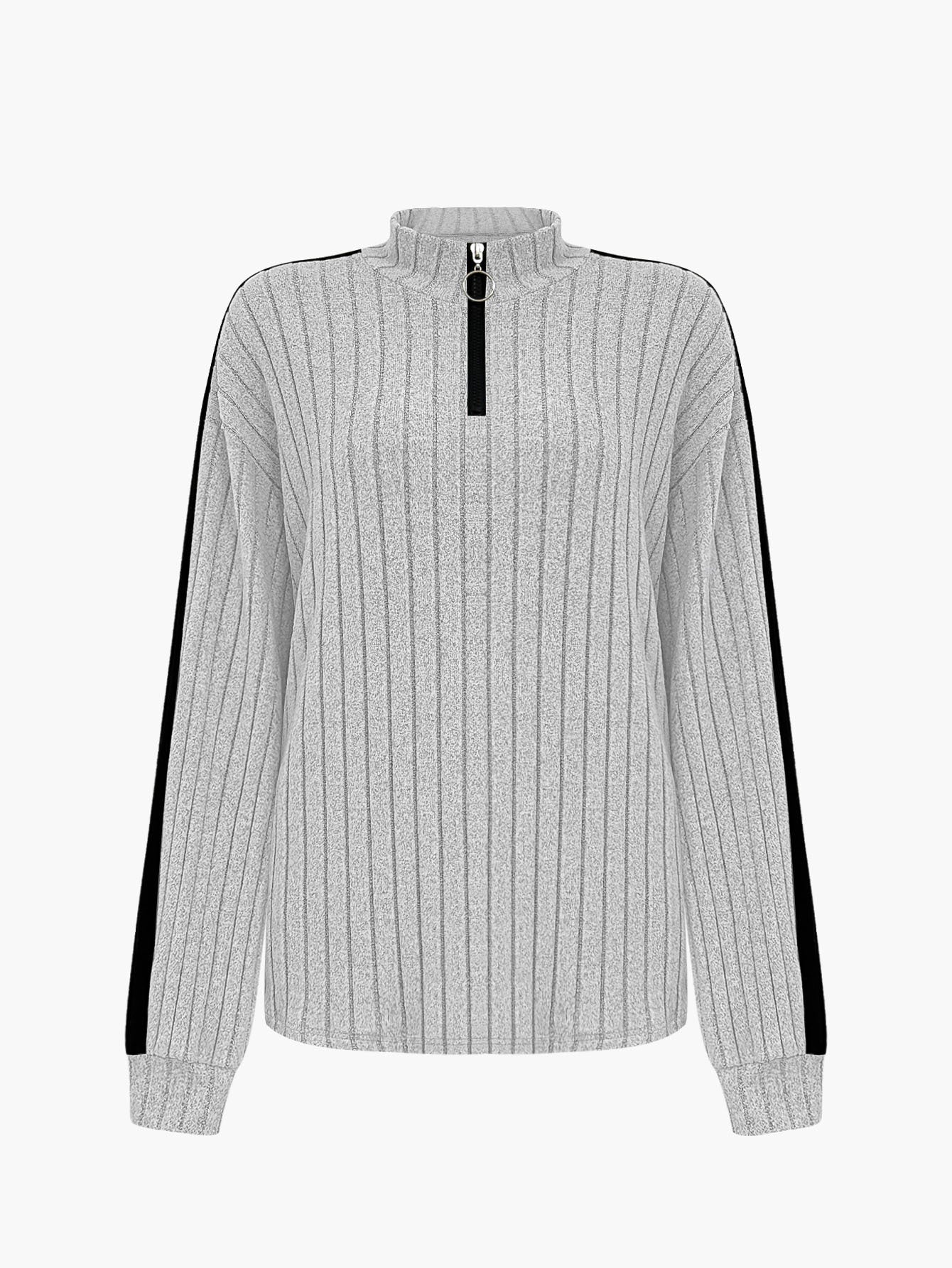 Fashionable and casual sweatshirt and wide-leg pants set